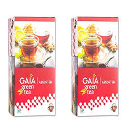 GAIA ASSO.GREEN TEA BAGS 25 1+1